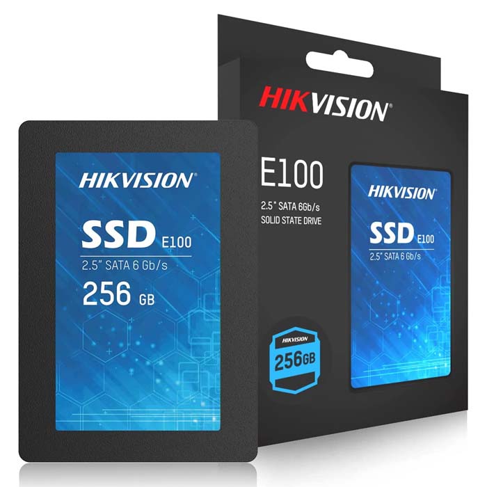 Hikvision E100 SSD Interne 256Go, 2.5 Pouces, SATA III, 3D NAND jusqu'à 550  Mo/s - Kevajo